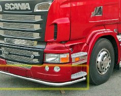 Bullbar sub bara Scania R420 (lat) 2004-2010, SC7-1490 lei